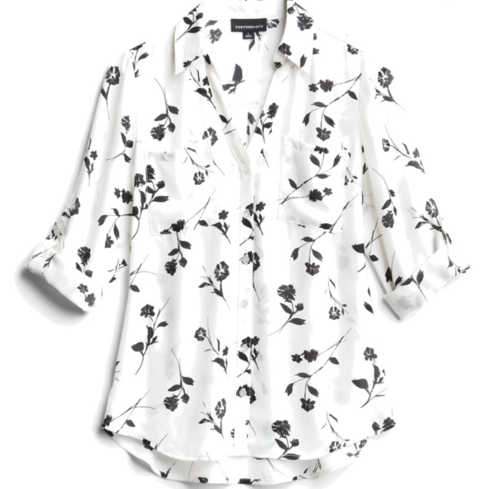 Christelle Button Down Blouse Sz Small